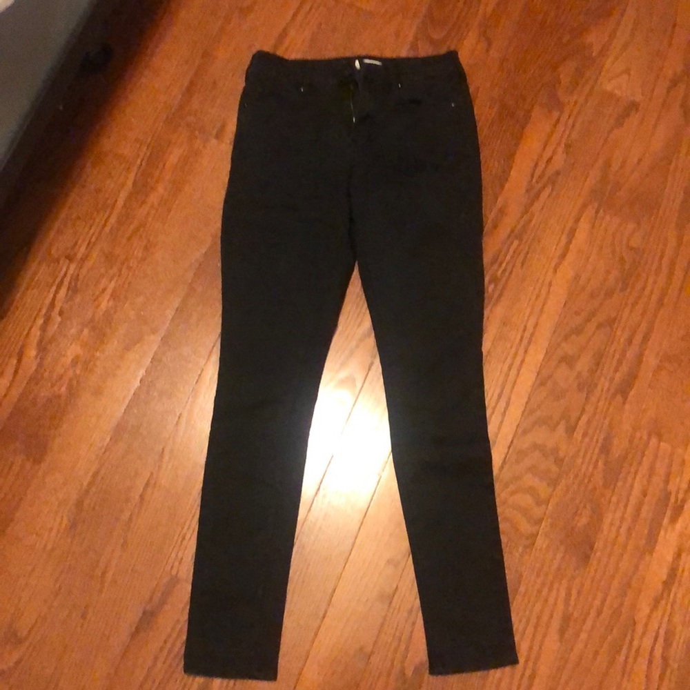 Black jean leggings